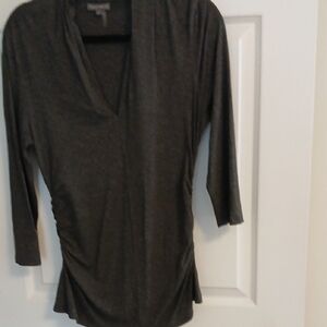 Elegant Gray Women's Top